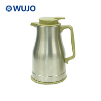 Wujo Glass Reabilitación Vacío Aislado Doble Pared Hot Hot Coffee Coffee Pot Barmes Thermos